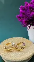 Golden Orbit Hoop Earrings