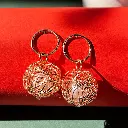 Rose Gold Dangle Earrings