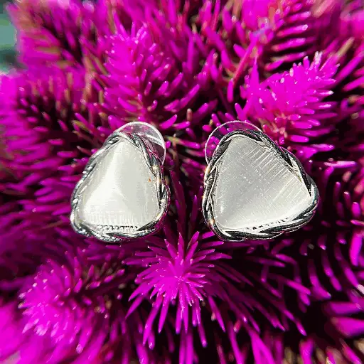 Serene Triangle Earrings